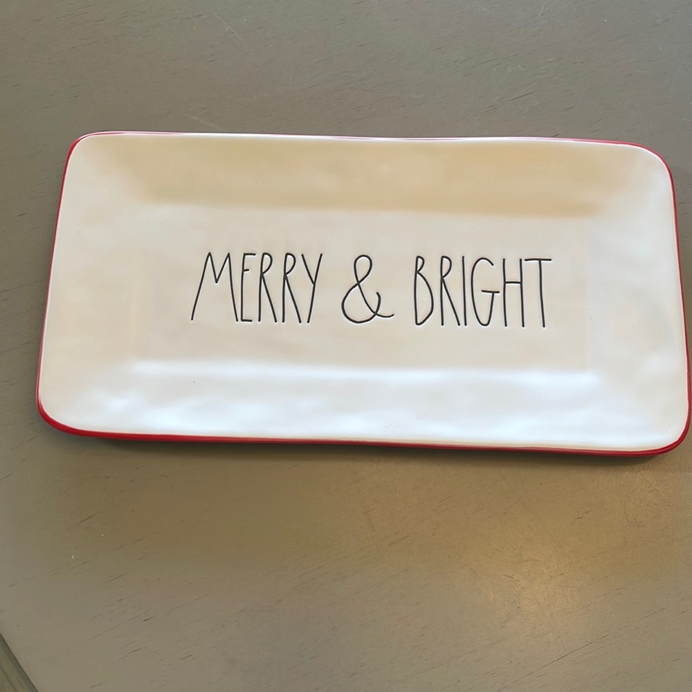 Rae Dunn Merry & Bright Platter